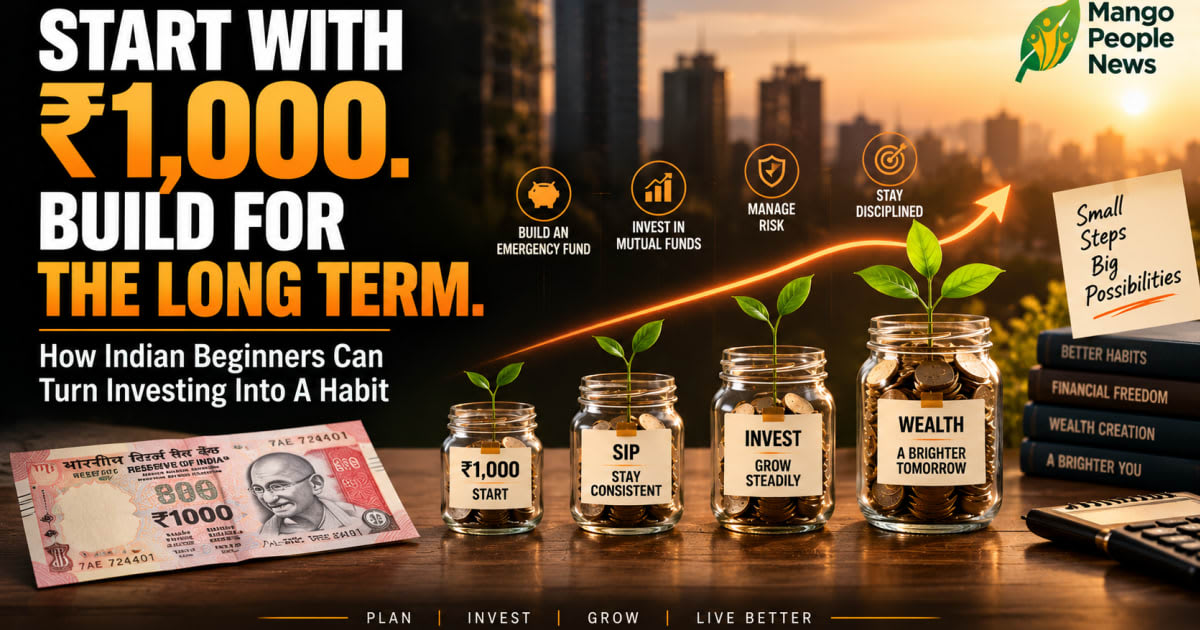 Where Should an Indian Beginner Start Investing? A Simple Roadmap From ₹1,000 to Long-Term Wealth