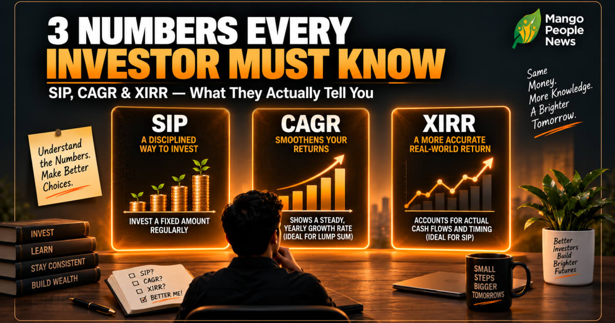 SIP, CAGR and XIRR: The 3 Numbers Every Investor Should Understand