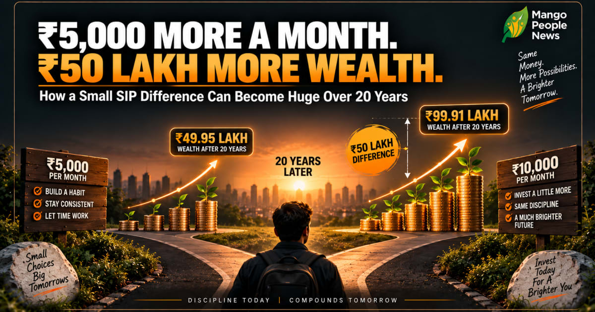 ₹5,000 a Month vs ₹10,000 a Month: How Small Investment Differences Become Huge Over Time