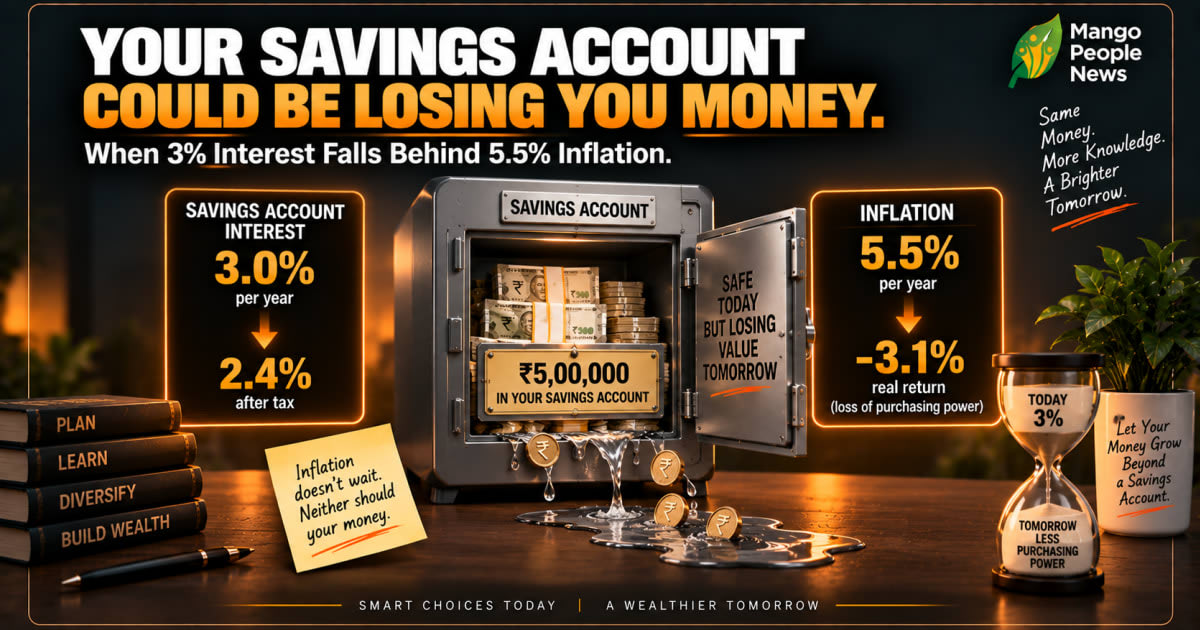 Why Keeping All Your Money in a Savings Account Can Cost You Wealth