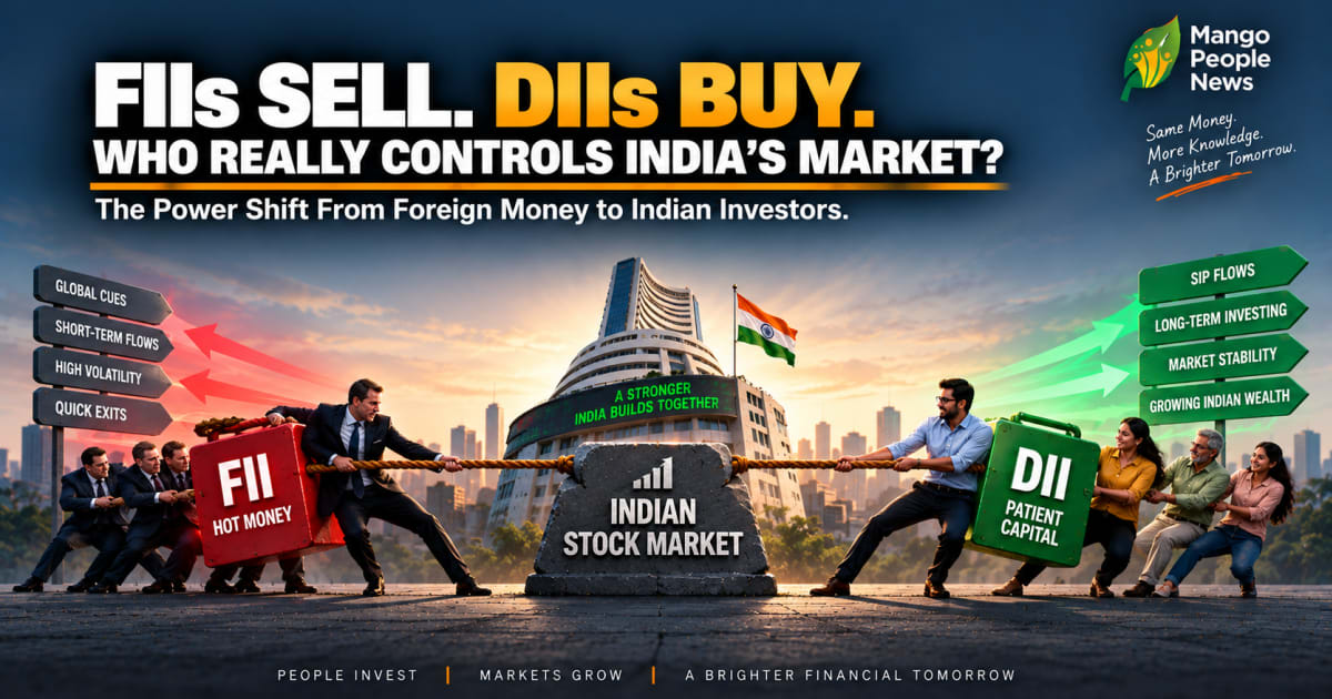 FII vs DII: Who Really Controls India's Stock Market?