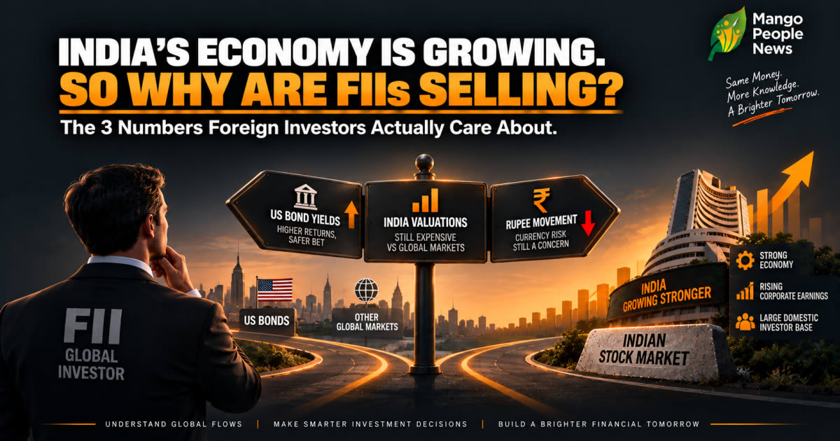 Why Foreign Investors Sell Indian Stocks Even When India's Economy Is Growing