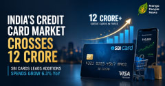 India's Credit Card Market Crosses 12 Crore Cards, SBI Cards Leads The Growth Race