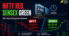 The New NSE Closing Rule Effect: Why Nifty Is Adjusting in the Red While Sensex Stays Green
