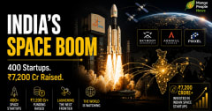 ISRO Opened the Door. Now 400 Indian Space Startups Are Racing Through It — With ₹7,200 Crore in Their Pockets and the World Watching