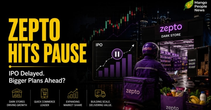 Zepto Postpones IPO to May 2027: Raises ₹1,000 Crore Pre-IPO Round Instead