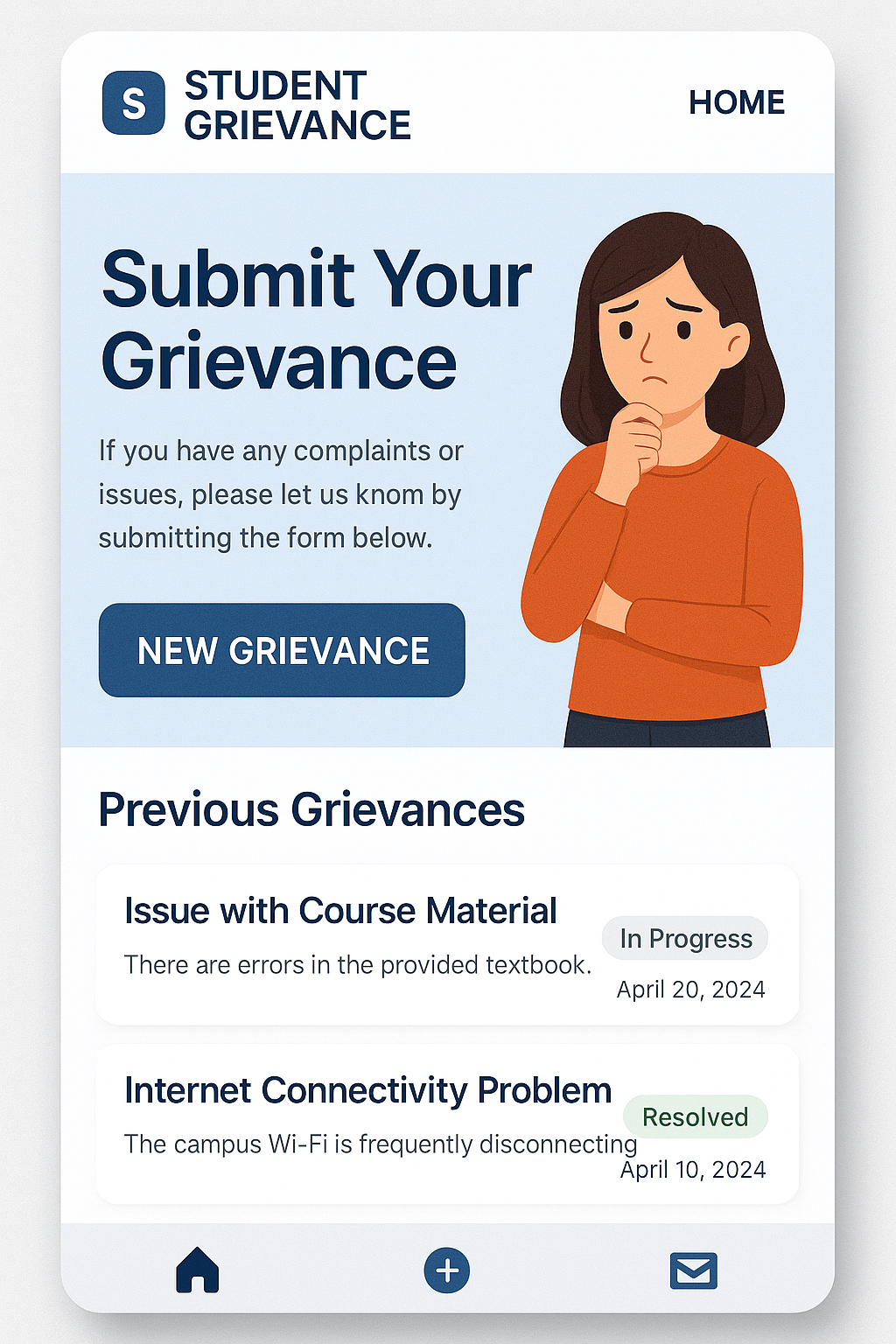 Student Grievance App