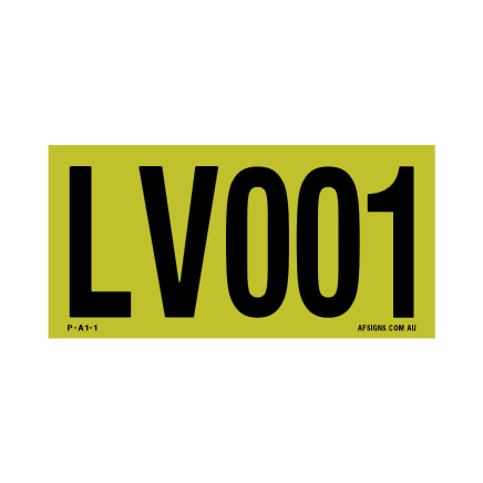 XCELR8® 200mm x 100mm 3M Yellow Hi Vis Asset - Adhesive-Permanent Apply