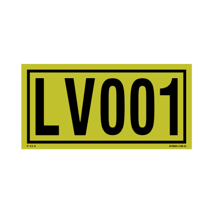XCELR8® 300mm x 150mm 3M Hi Vis Asset - Adhesive-Permanent Apply