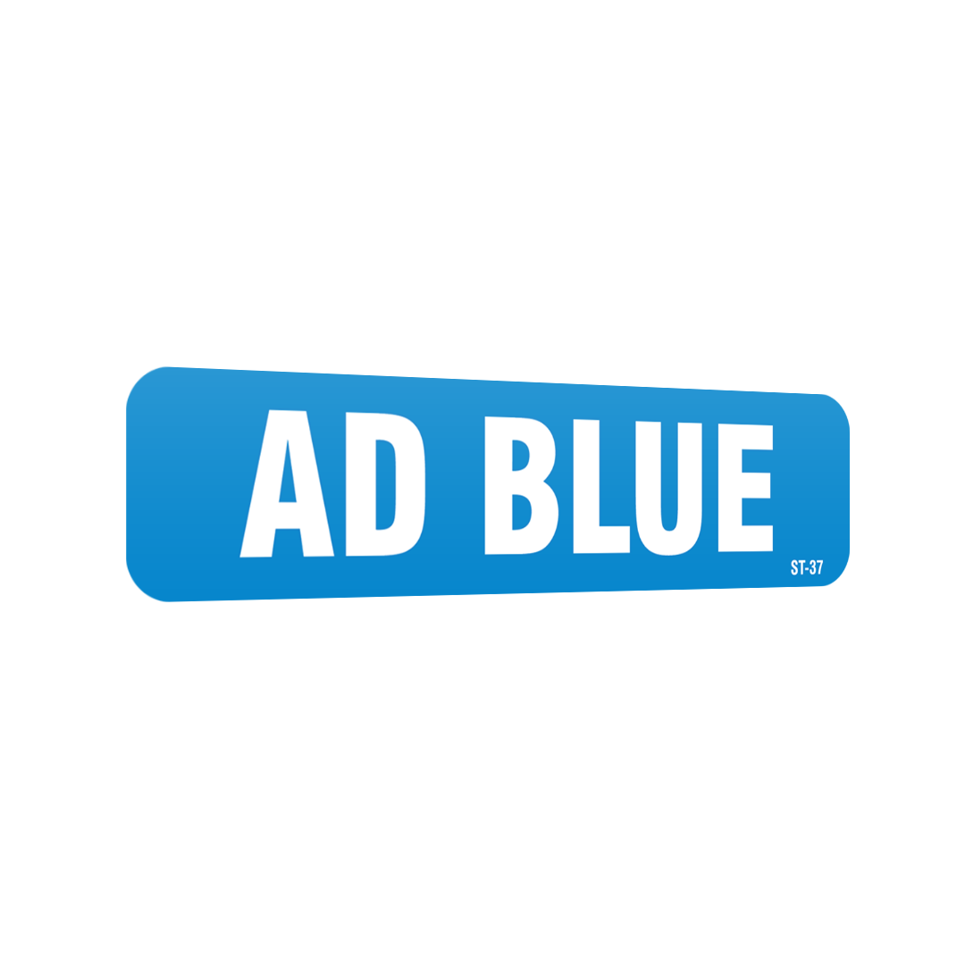 XCELR8® 60mm x 15mm Ad Blue Sticker