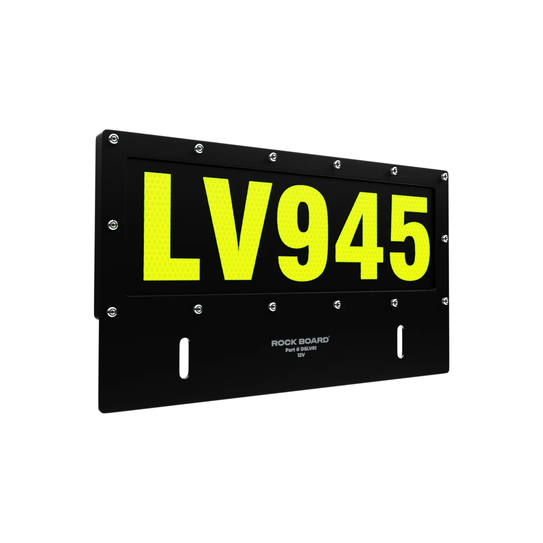 12 Volt Rock Board® DS-LV01 Double-Sided Custom LED ID Sign