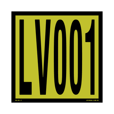 XCELR8® 225mm x 225mm 3M Hi Vis Asset - Magnetic - Image 1