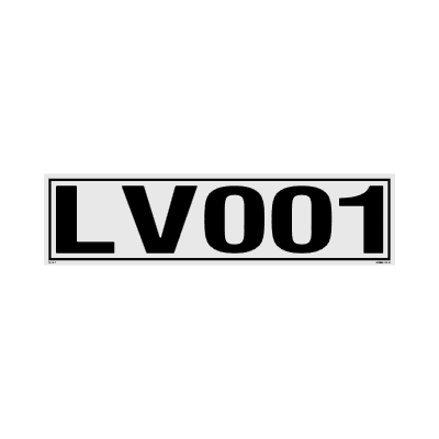 XCELR8® 730mm x 190mm 3M Hi Vis Asset - Magnetic - Image 1