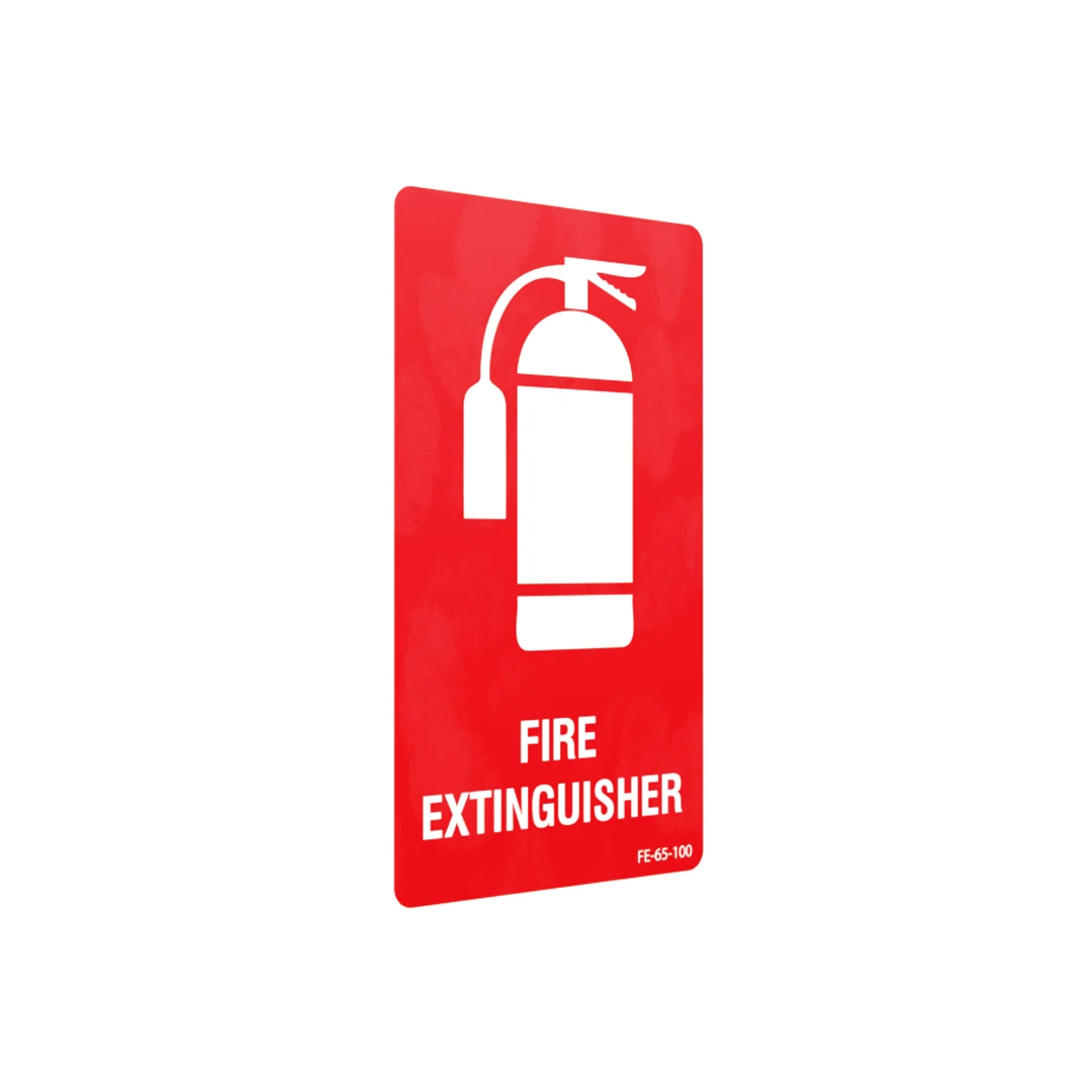 XCELR8® 60mm x 100mm Fire Extinguisher Sticker