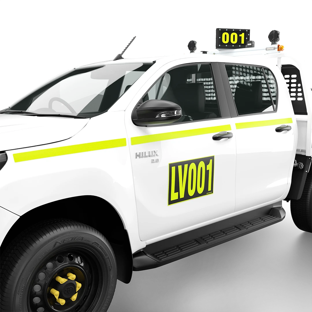 XCELR8® Reflective Tape Striping Kit - Toyota Hilux Dual Cab - Image 2