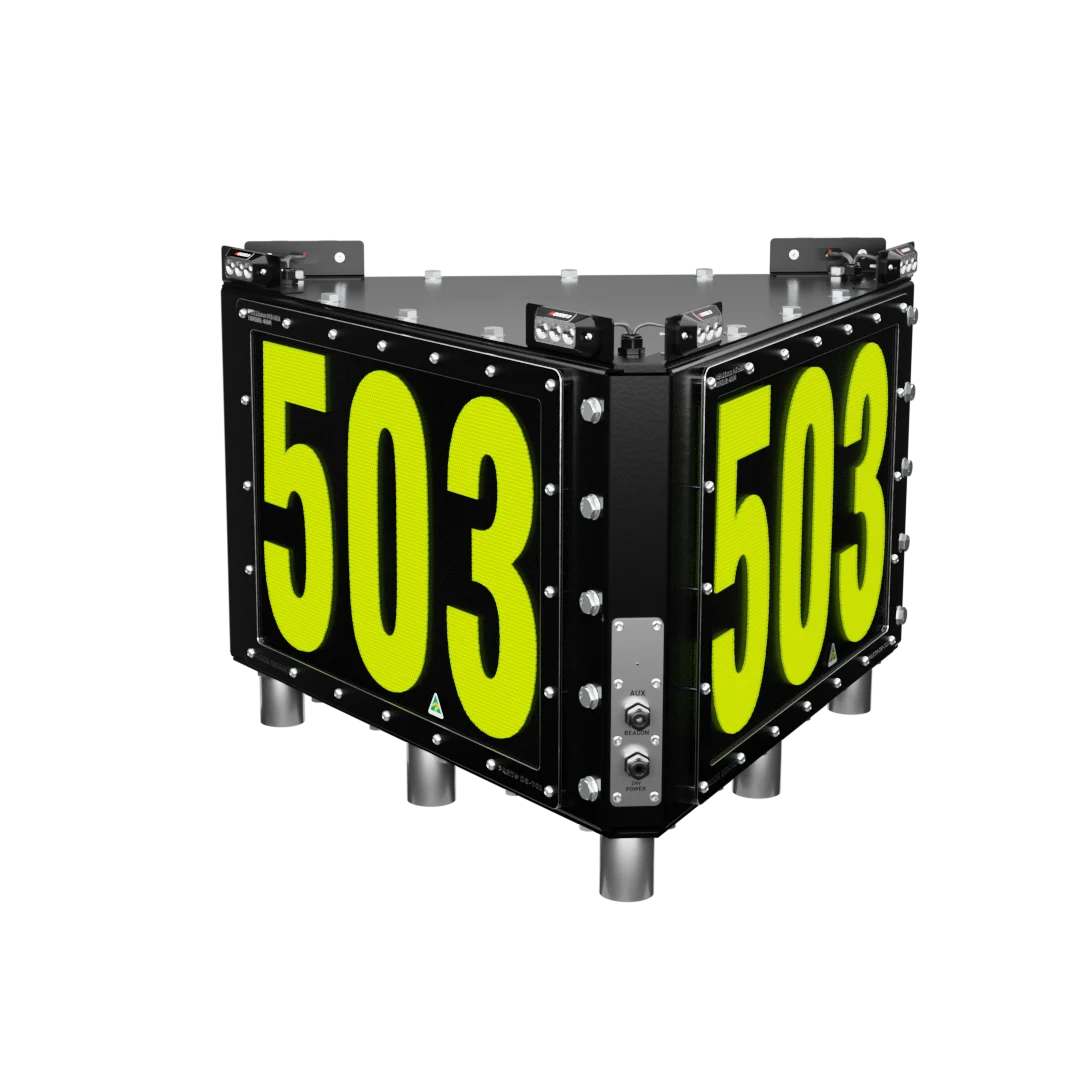 Rock Board® DS-701 Triangle Custom LED ID Sign