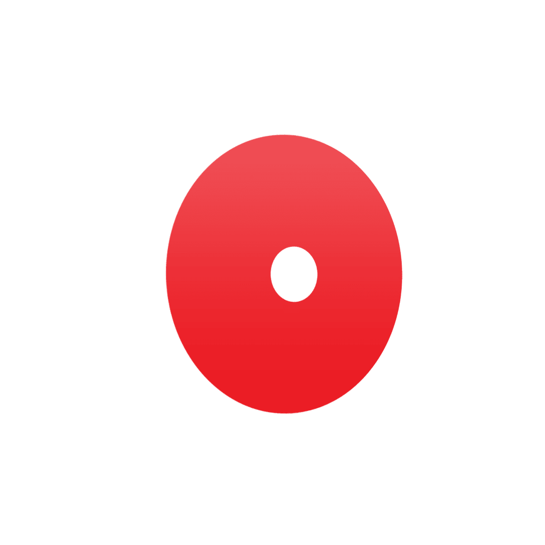 XCELR8® 50mm OD, 10mm ID Grease Point Locator Circle (Red Cut Vinyl) 