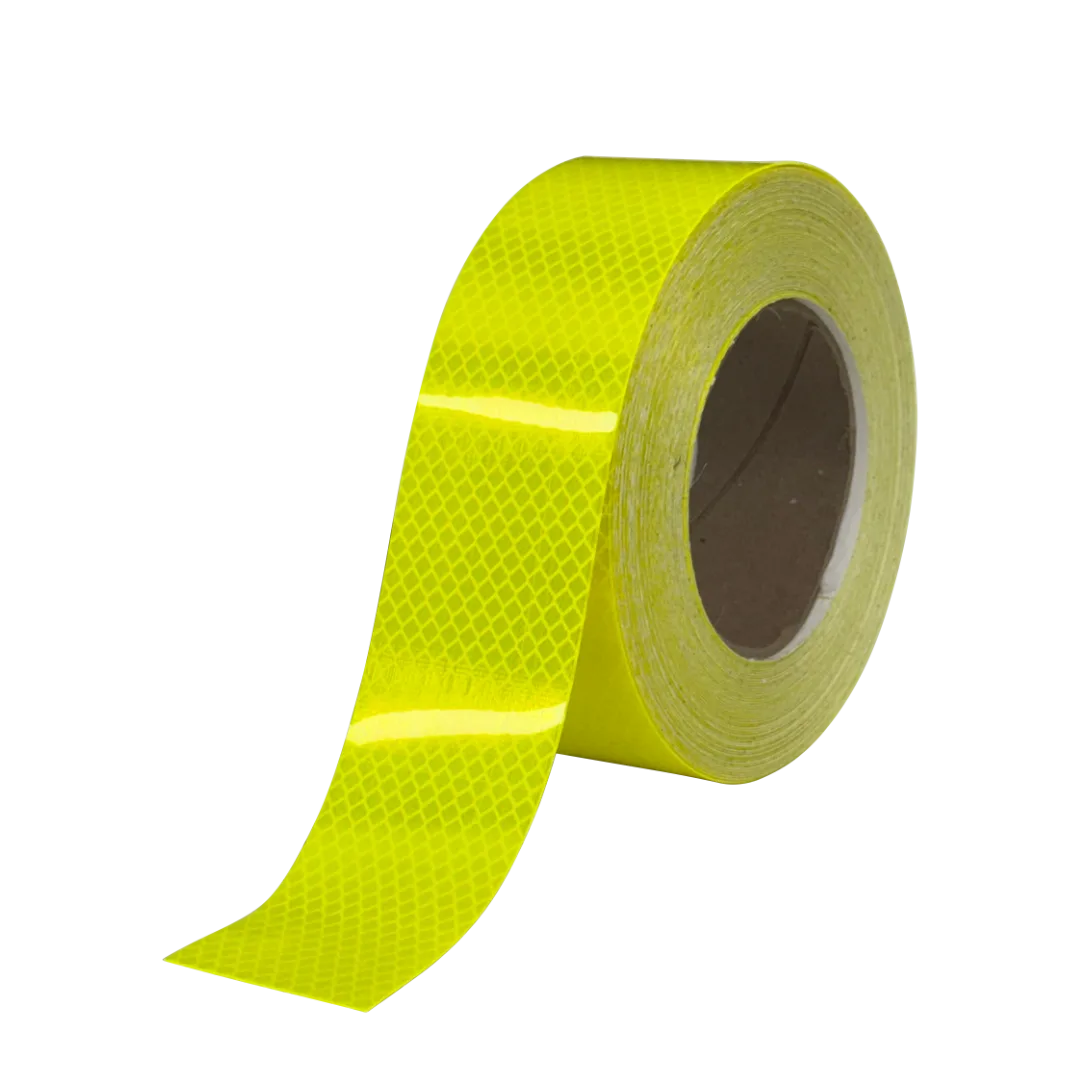 3M™ Diamond Grade™ 50mm x 15m Fl.y/gn Edge-Sealed Reflective Tape