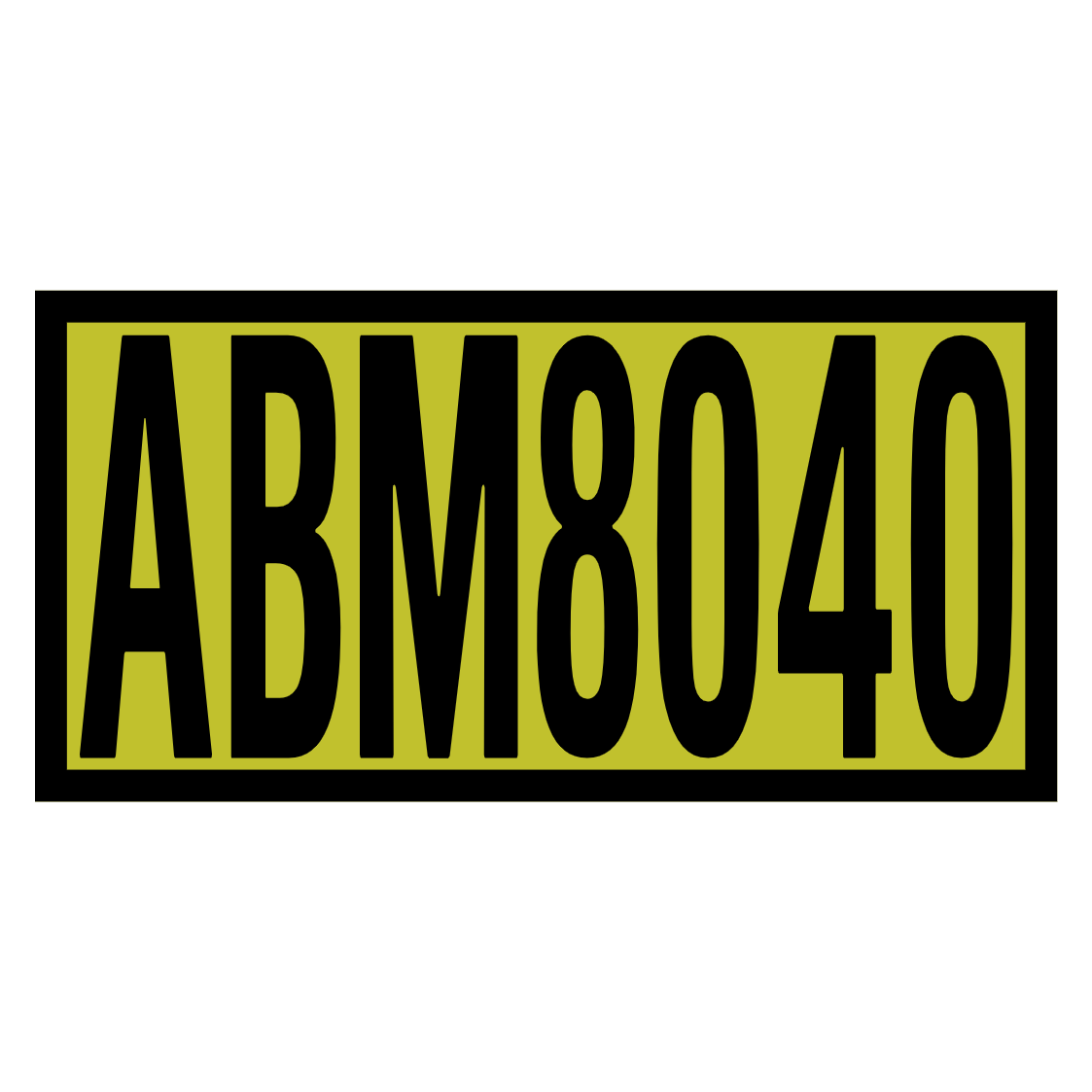 XCELR8® 80mm x 40mm 3M Hi Vis Asset - Adhesive-Permanent Apply - Image 1