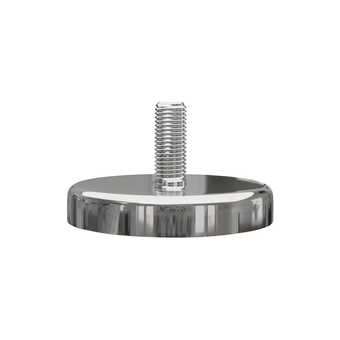 Neodymium magnet 48mm male thread, 81kg pull force
