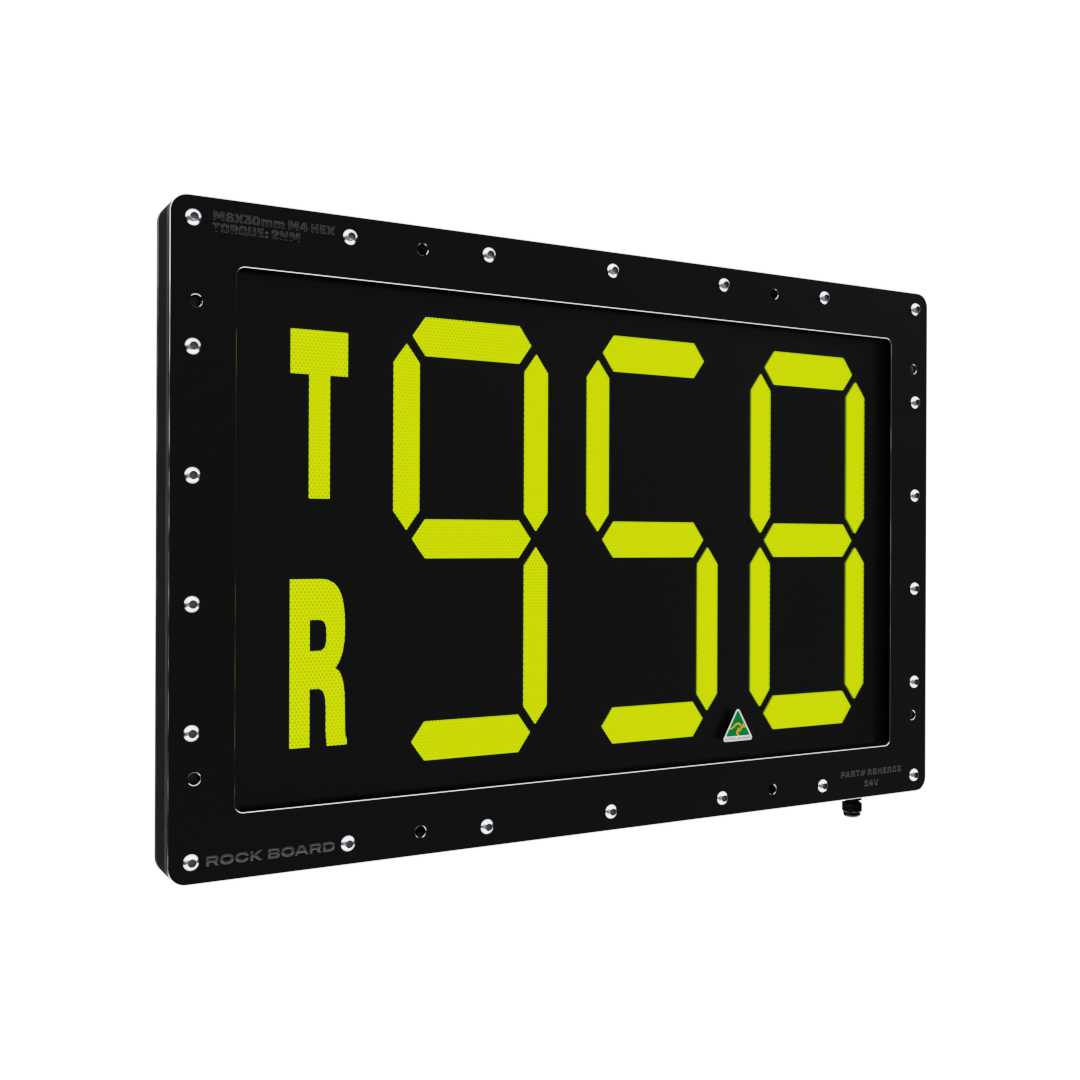 Rock Board® RBHERO3 Alpha-Numeric 2 Letter, 3 Number LED ID Sign