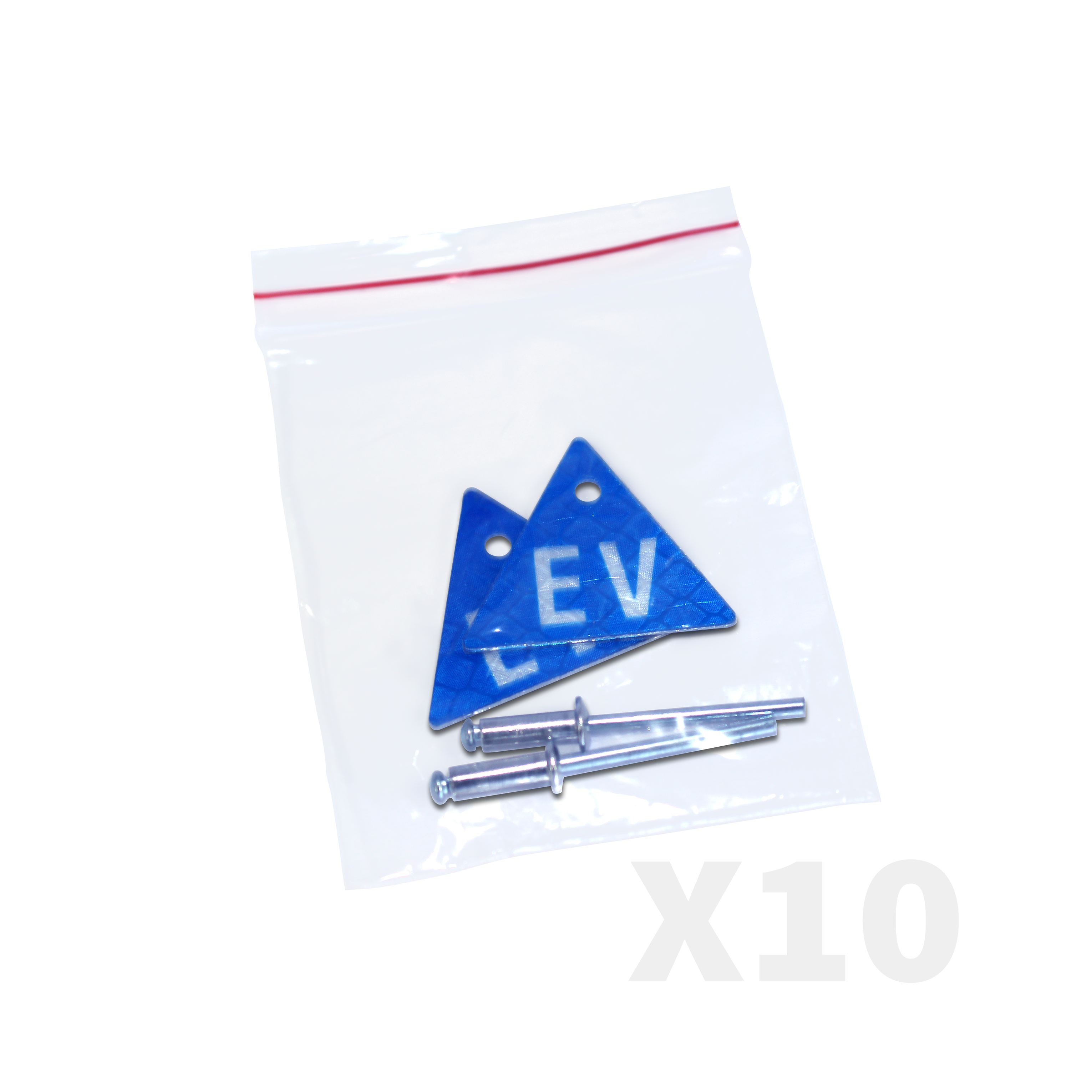 Electric Vehicle Identification Tags. x10 Packs of 2 Tags - Image 2