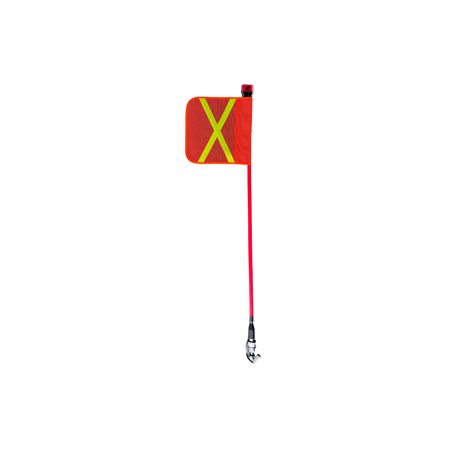 Safety Flag 1.2m Square Light On Top