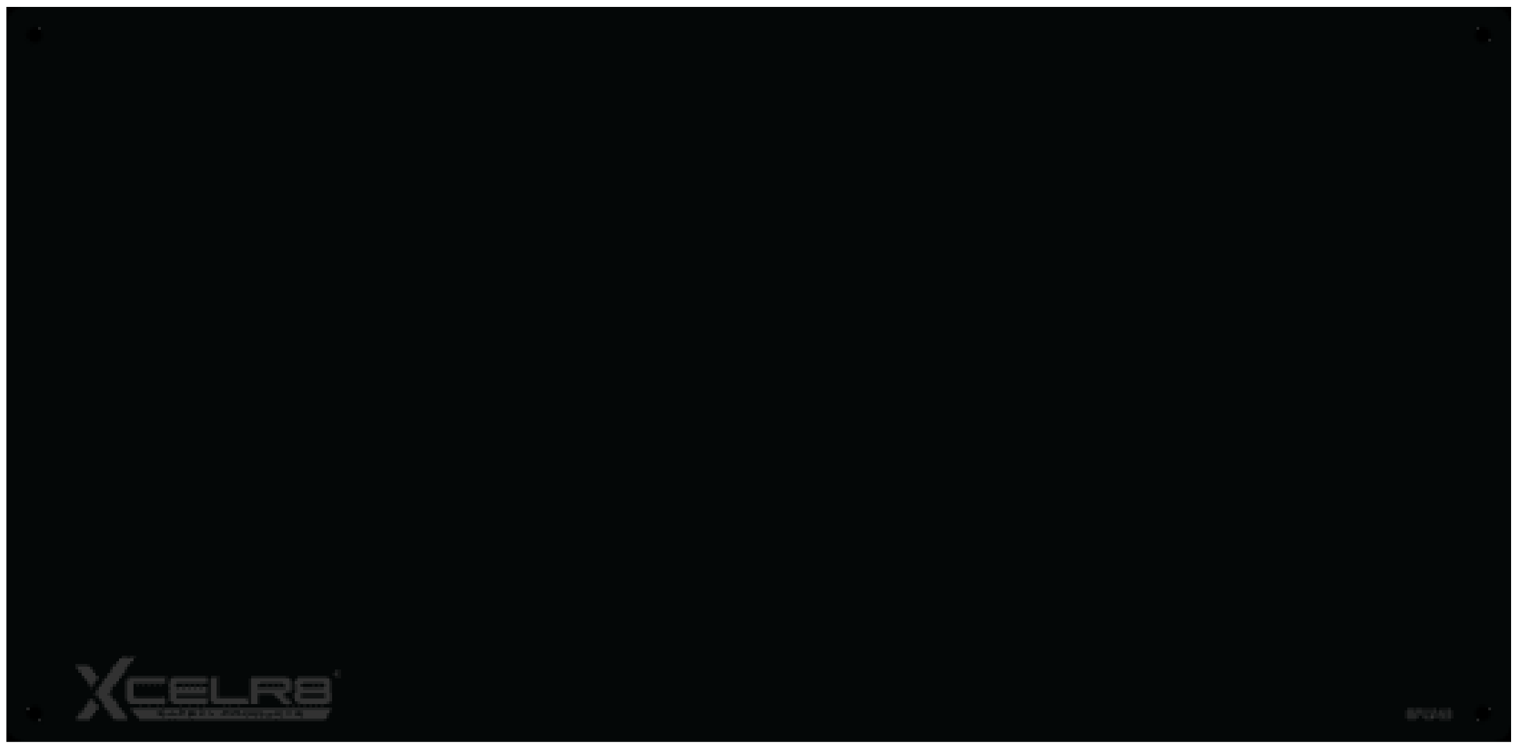 XCELR8® Tray Backplate - Suits 400mm W x 200mm Decal 