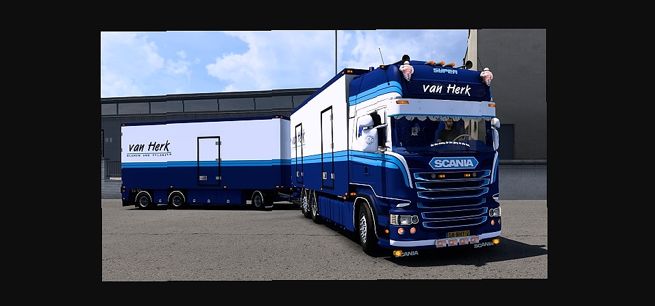 МОД Scania R450 Robert Van Herk v15.0 ДЛЯ EURO TRUCK SIMULATOR 2