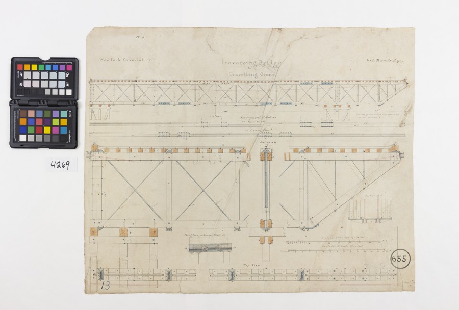 Brooklyn Bridge Drawing 4269