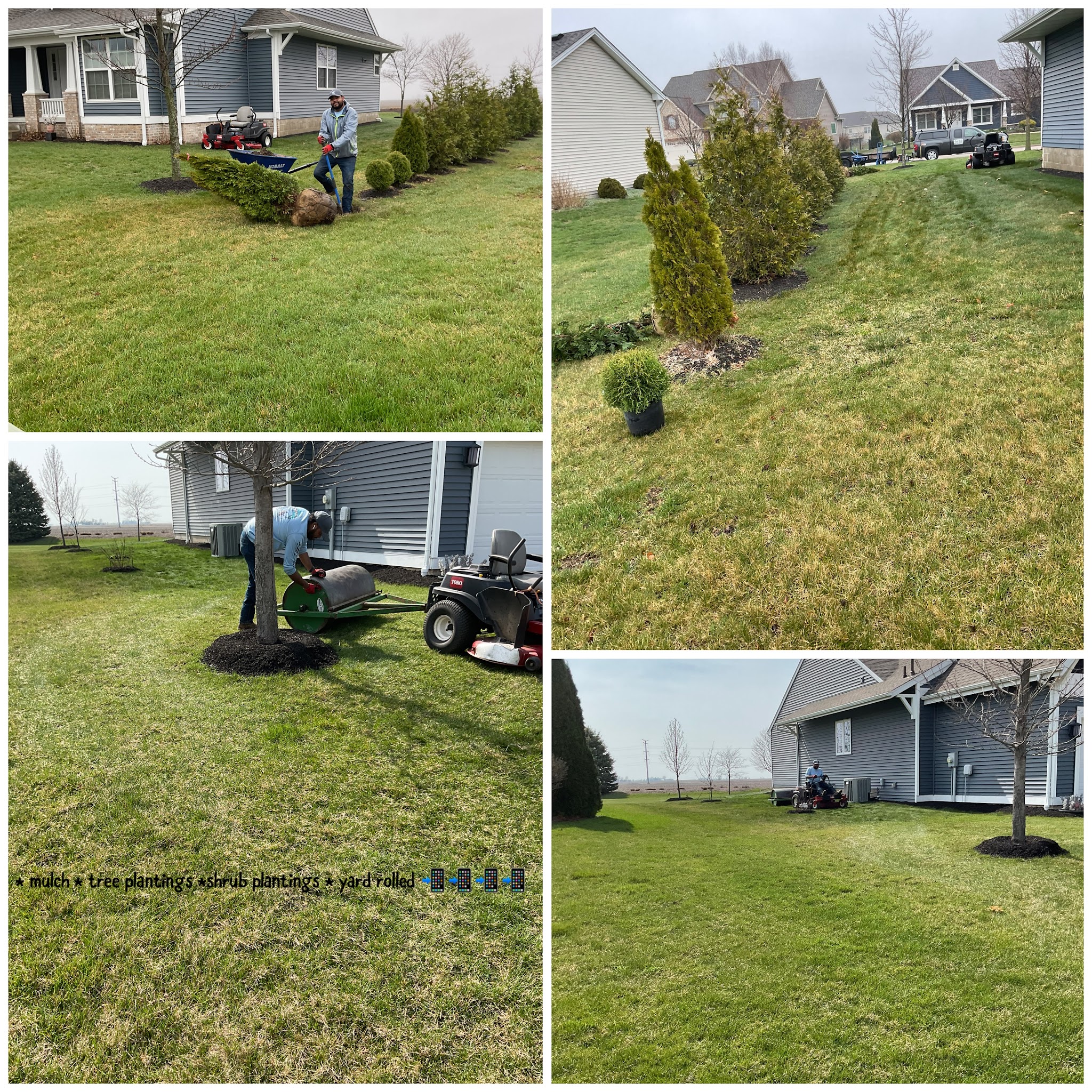 Lawn mowing and property maintenance by M.A.D Landscape in Champaign-Urbana, IL