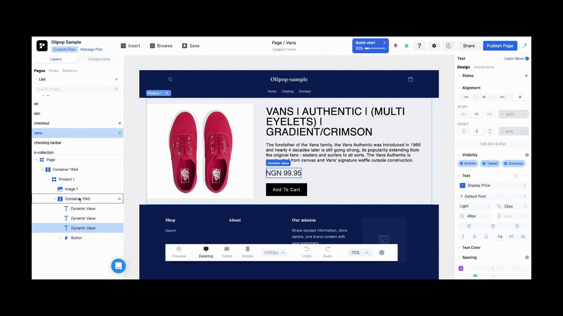 Metafield Dynamic Data Modal Gif