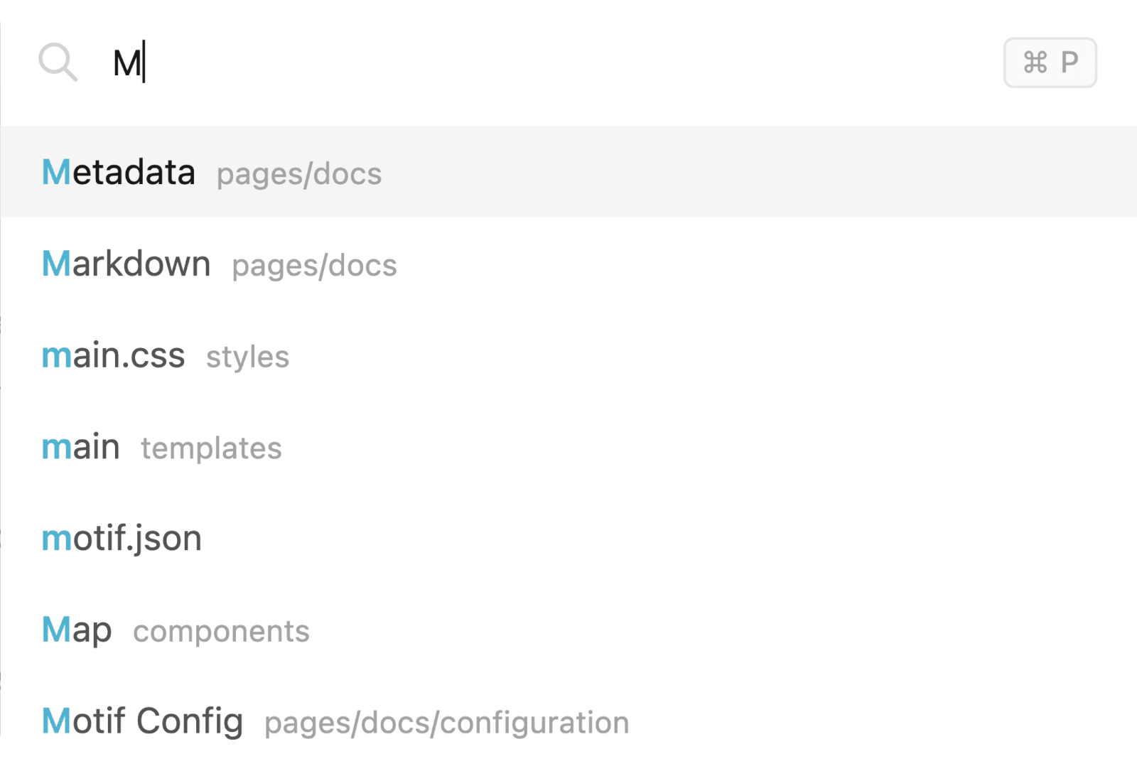 Instant search