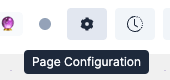 Page Configuration Button