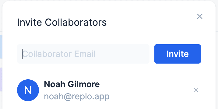 Share dialog