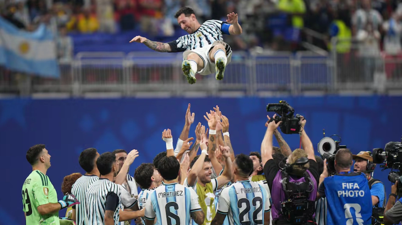 Messi Scores 8th World Cup Goal