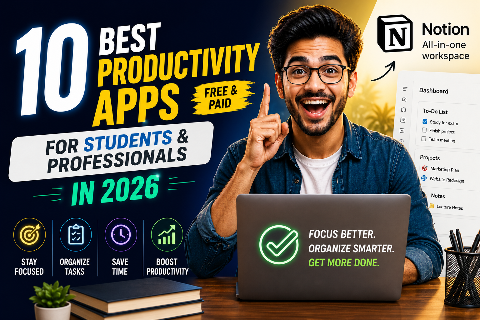 Top productivity apps for students and professionals