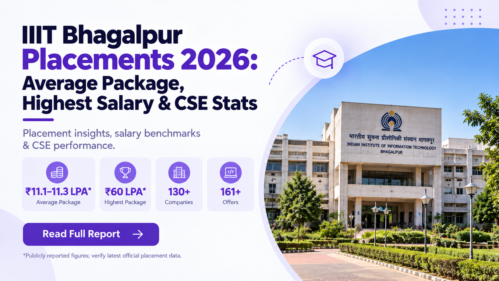 IIIT Bhagalpur Placements 2026: Average Package, Highest Salary, CSE Stats & Complete Placement Report