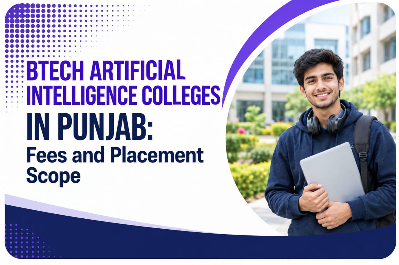 BTech Artificial Intelligence Colleges in Punjab: Fees & Placements 2026