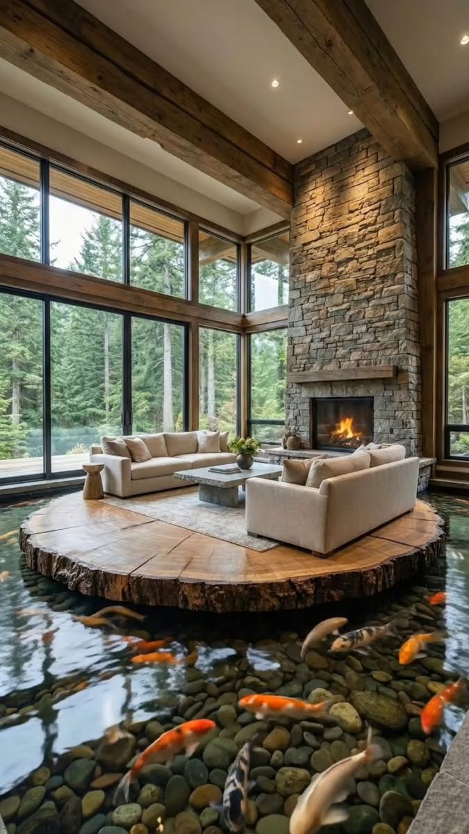 Serenity Pond Illusion Floor