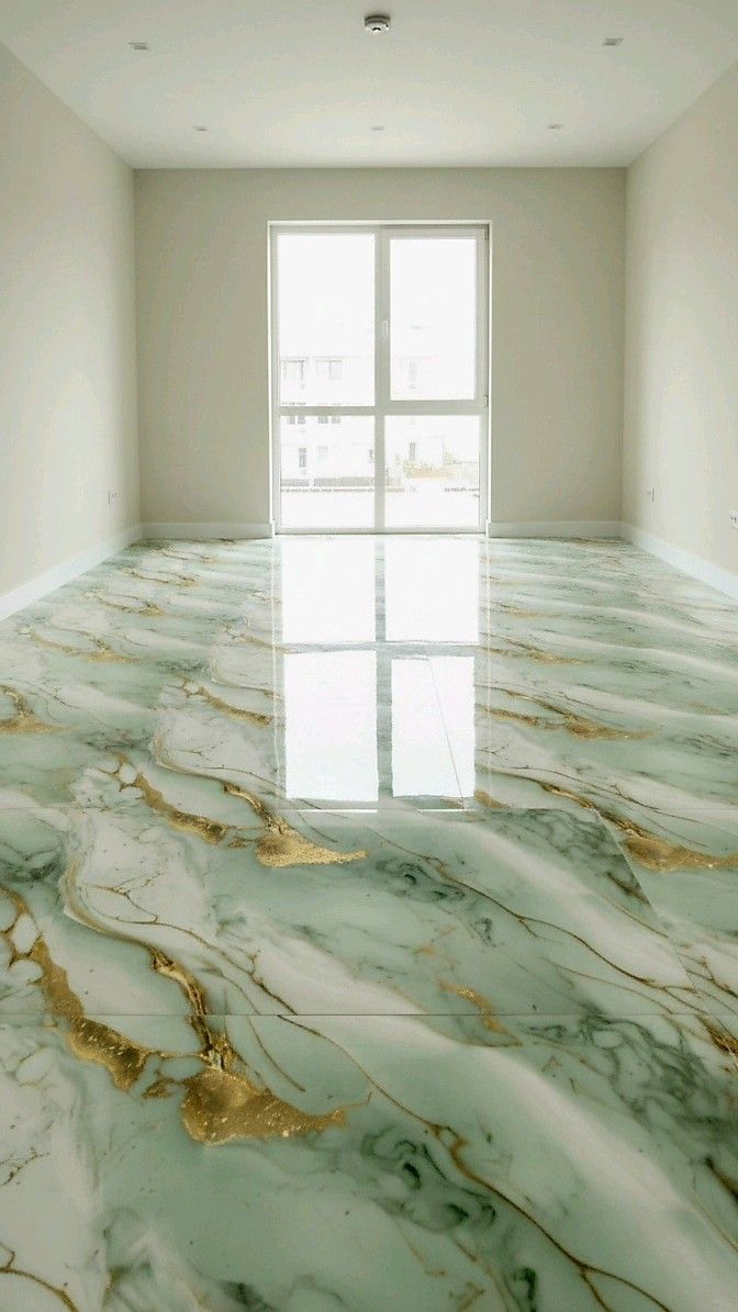 Luxury Jade Resin Flooring
