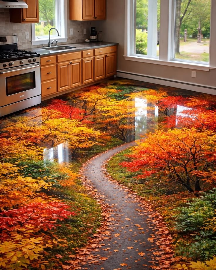 Autumn Nature Walk Flooring