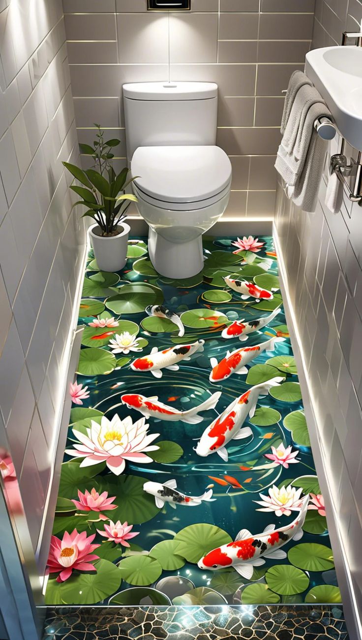 Luxury Aqua Garden Flooring
