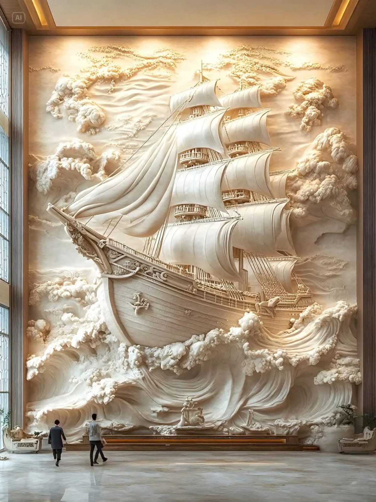 Royal Elephant 3D Wall Sculpture