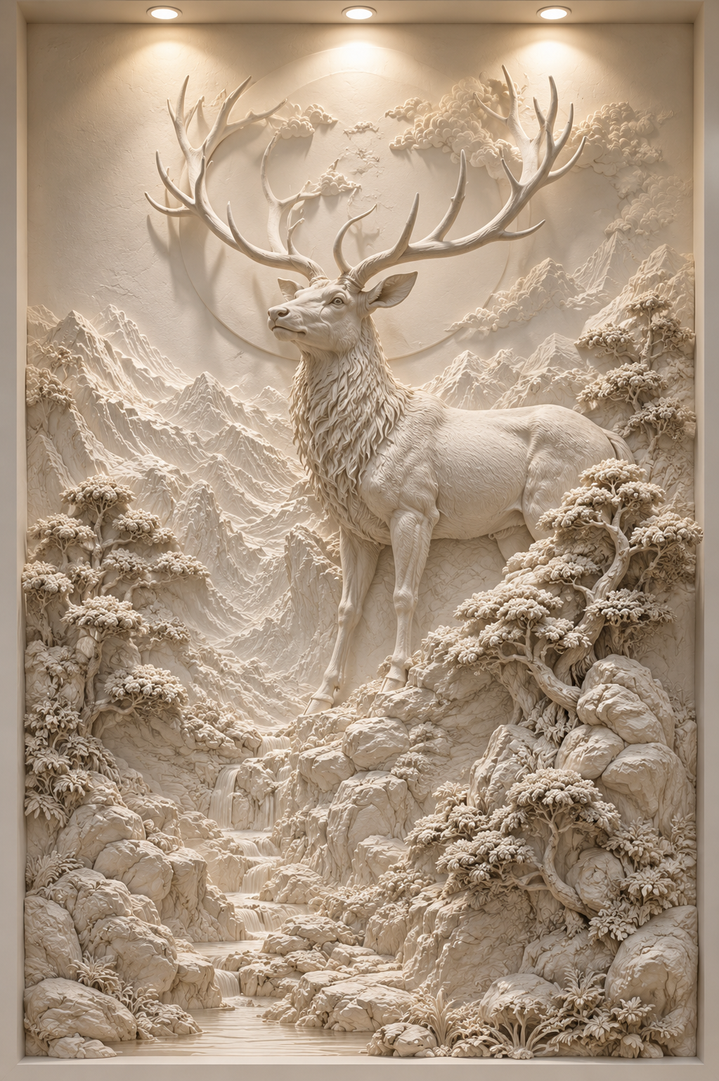 Royal Deer Wilderness Wall Art