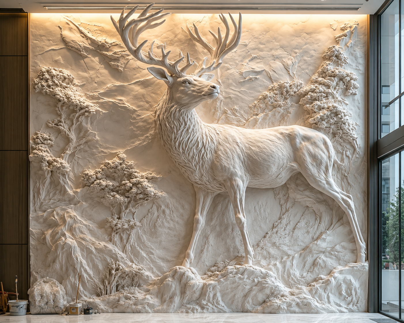 Luxury Forest Deer Wall Art