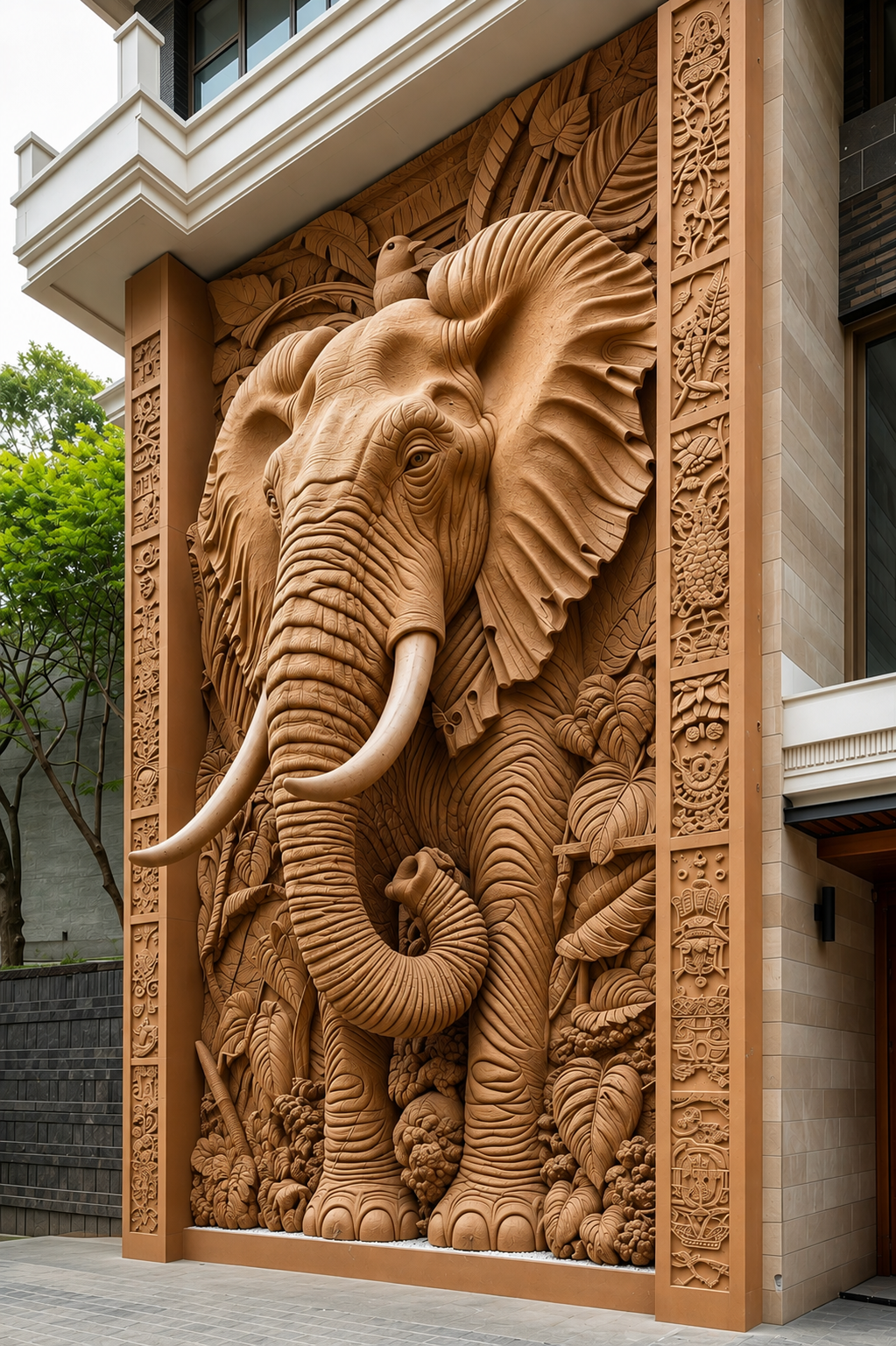 Imperial Safari Elephant Relief