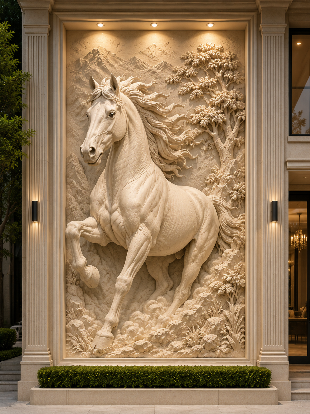 Imperial Running Horse Panel
