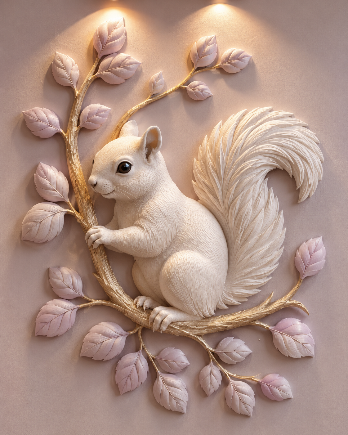 Cute Squirrel Mural Art