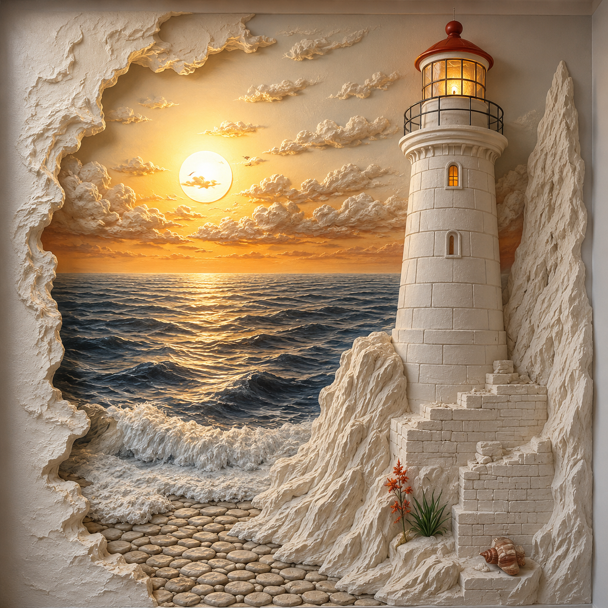 Coastal Escape Wall Mural